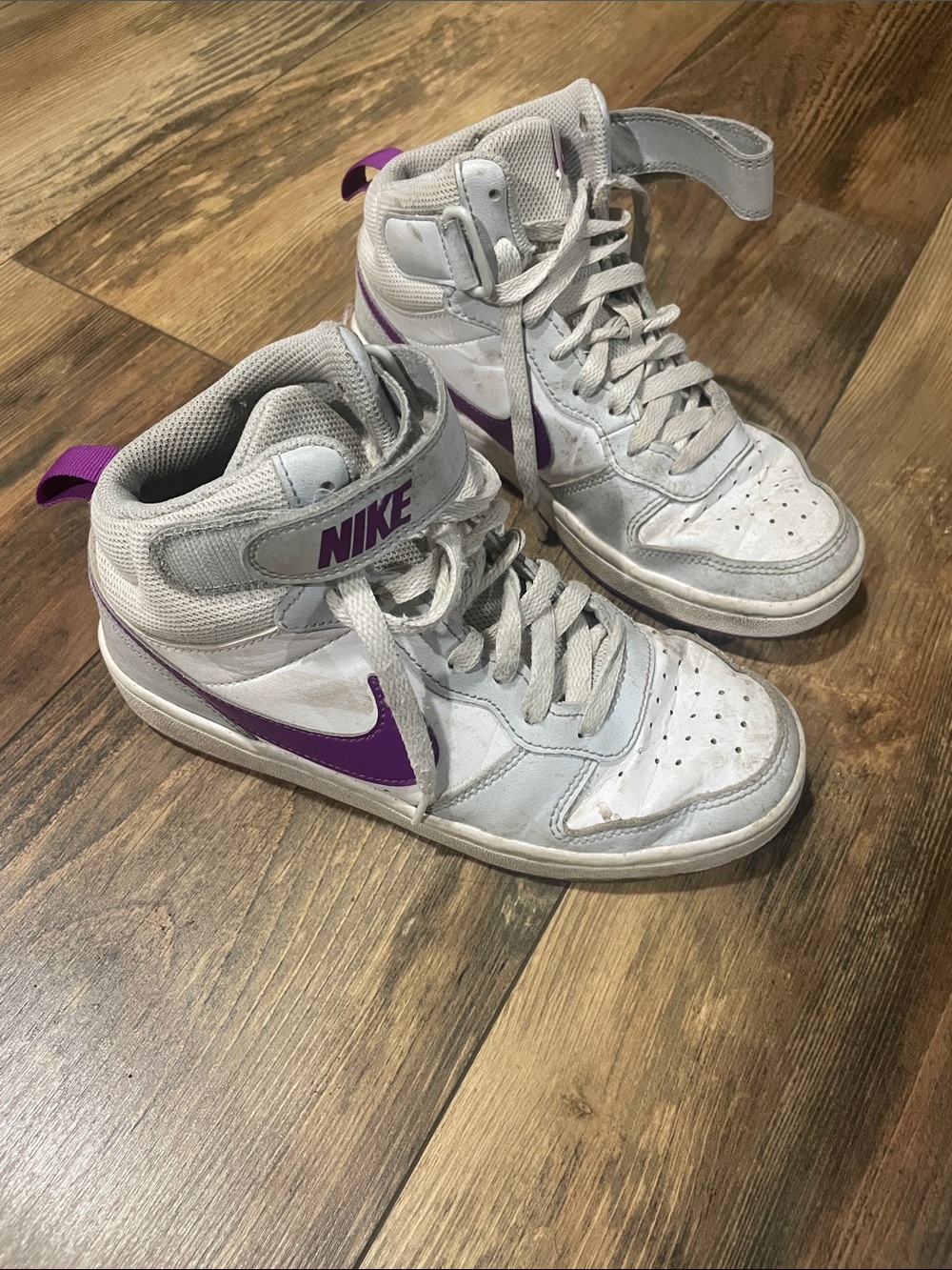 Nike girls high top sneakers